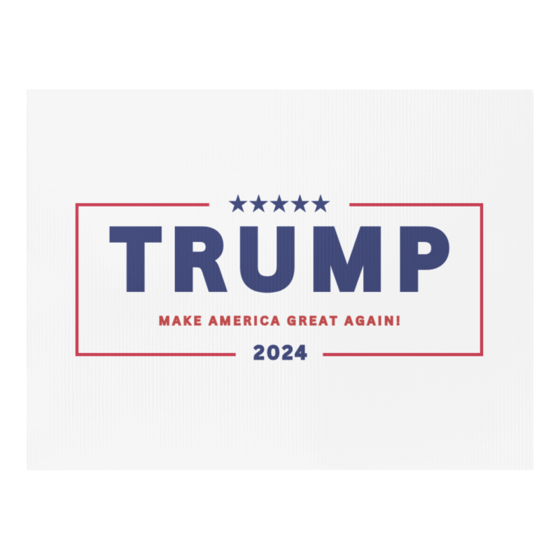 Trump 2024 Yard sign
